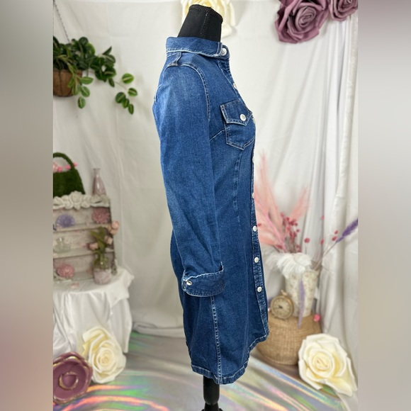 Alexa Chung for AG (Adriano Goldschmied) Pixie Denim Dress. Size XS - Picture 4 of 9